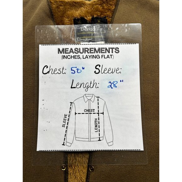 Barbour Fleece Liner Vest Mens Large Brown C42 Outdoor Utility Made in England - Picture 6 of 7